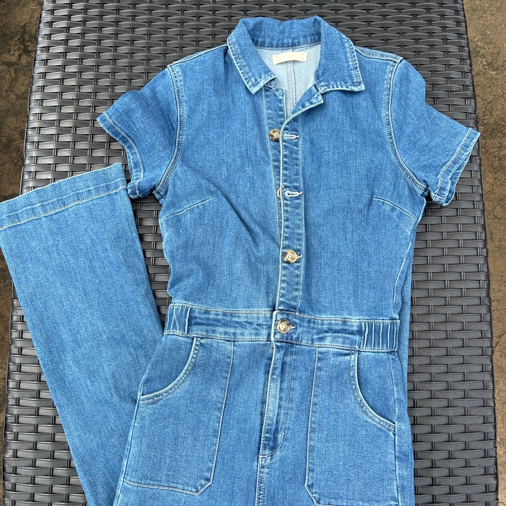Blue Denim Jumpsuit